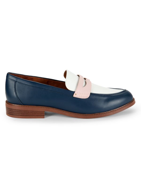 Chrissy Navy Multi Franco Sarto Loafers