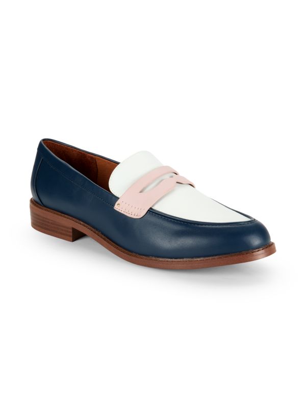 Chrissy Navy Multi Franco Sarto Loafers
