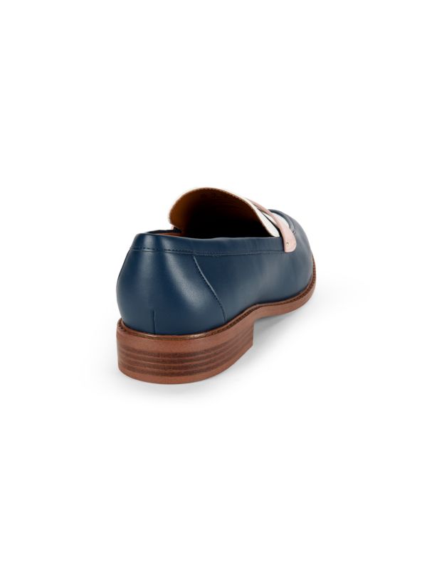 Chrissy Navy Multi Franco Sarto Loafers