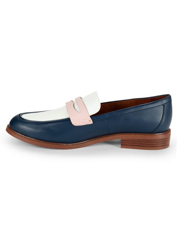 Chrissy Navy Multi Franco Sarto Loafers