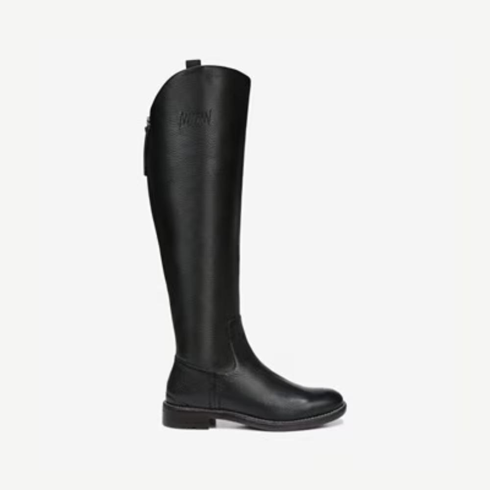 Meyer Black Leather Franco Sarto Boots