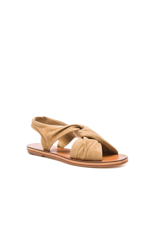 Pell Safari Beige Suede Derek Lam Flat Sandals
