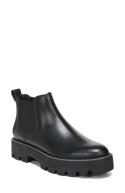 Balinbooty Black Leather Franco Sarto Ankle Boots