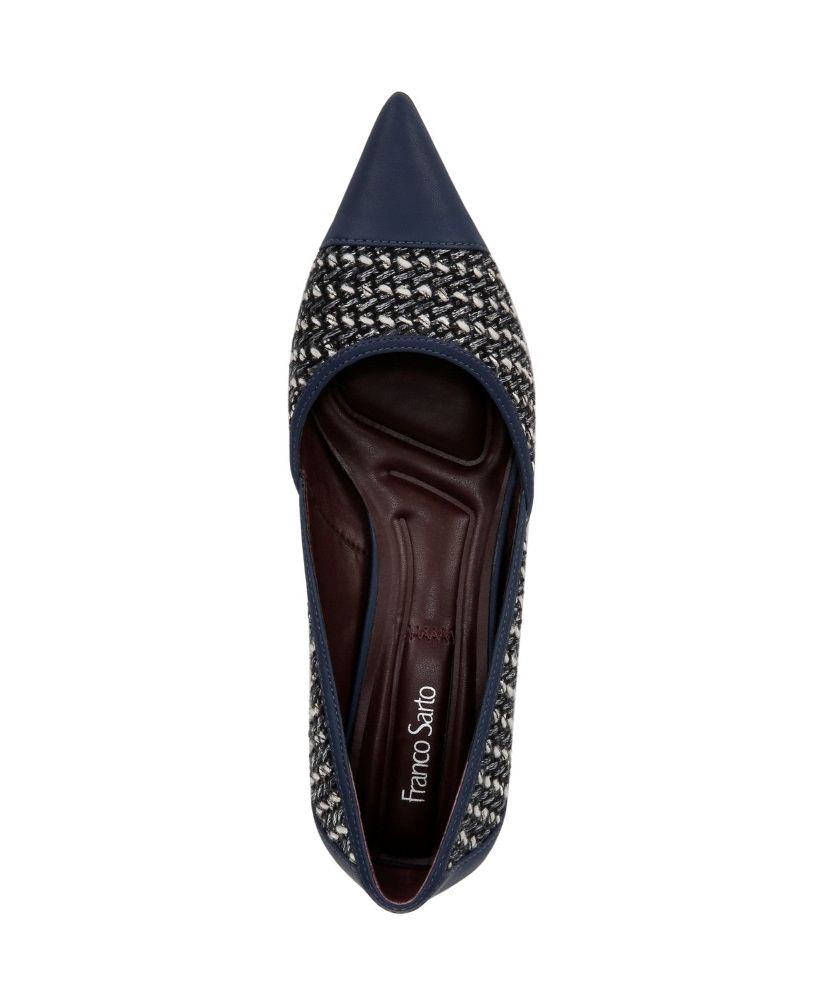 Darcy Navy Fabric Franco Sarto Pumps