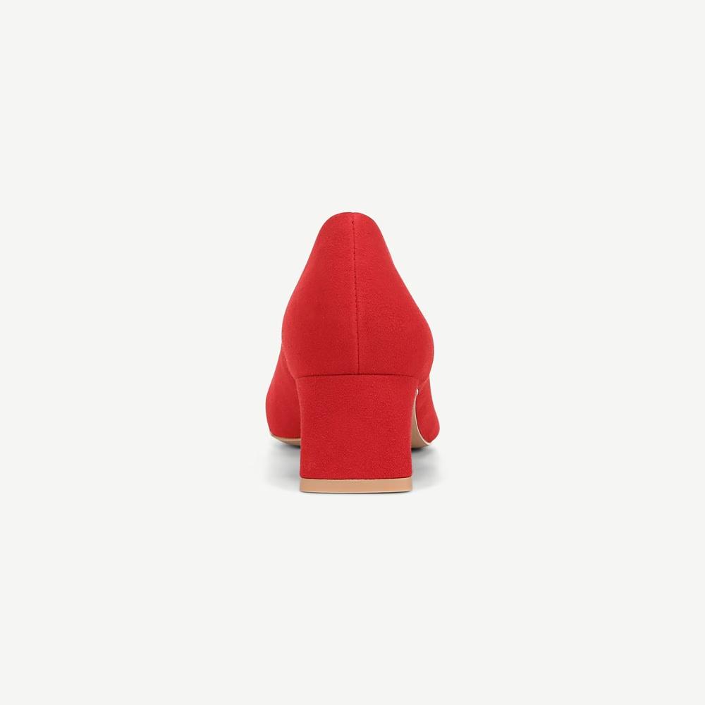 Racer Pump Red Suede Franco Sarto Pumps