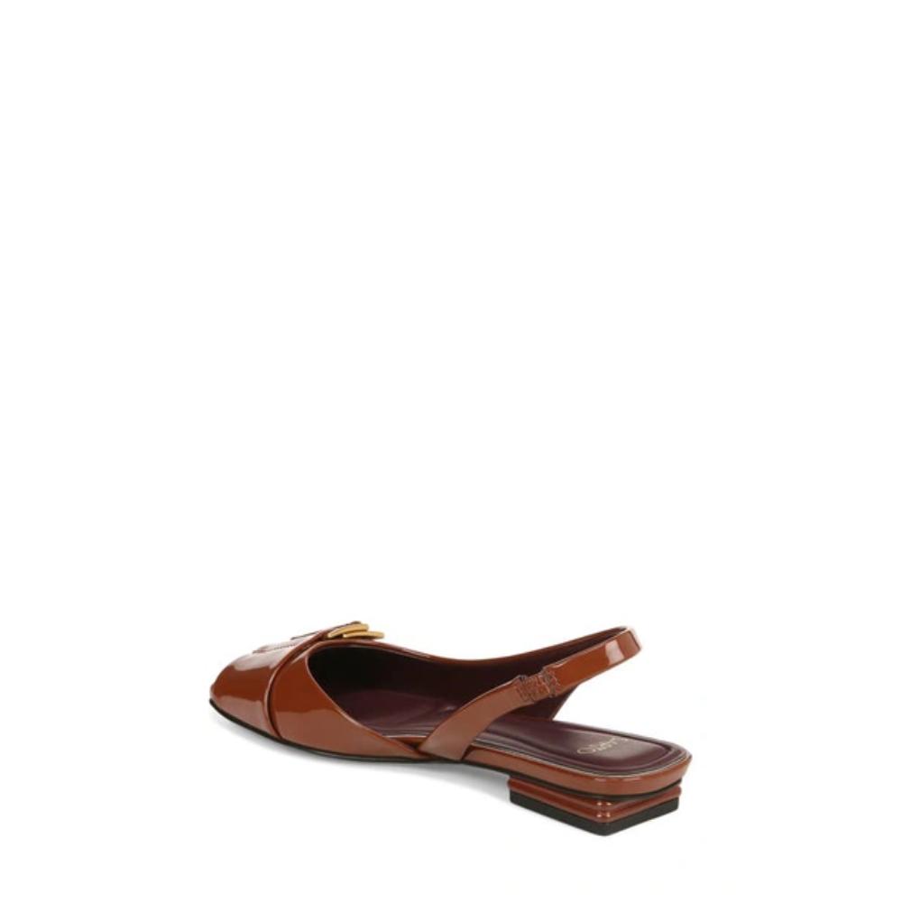 Tracy Sling Tobacco Synthetic Patent Franco Sarto Flats