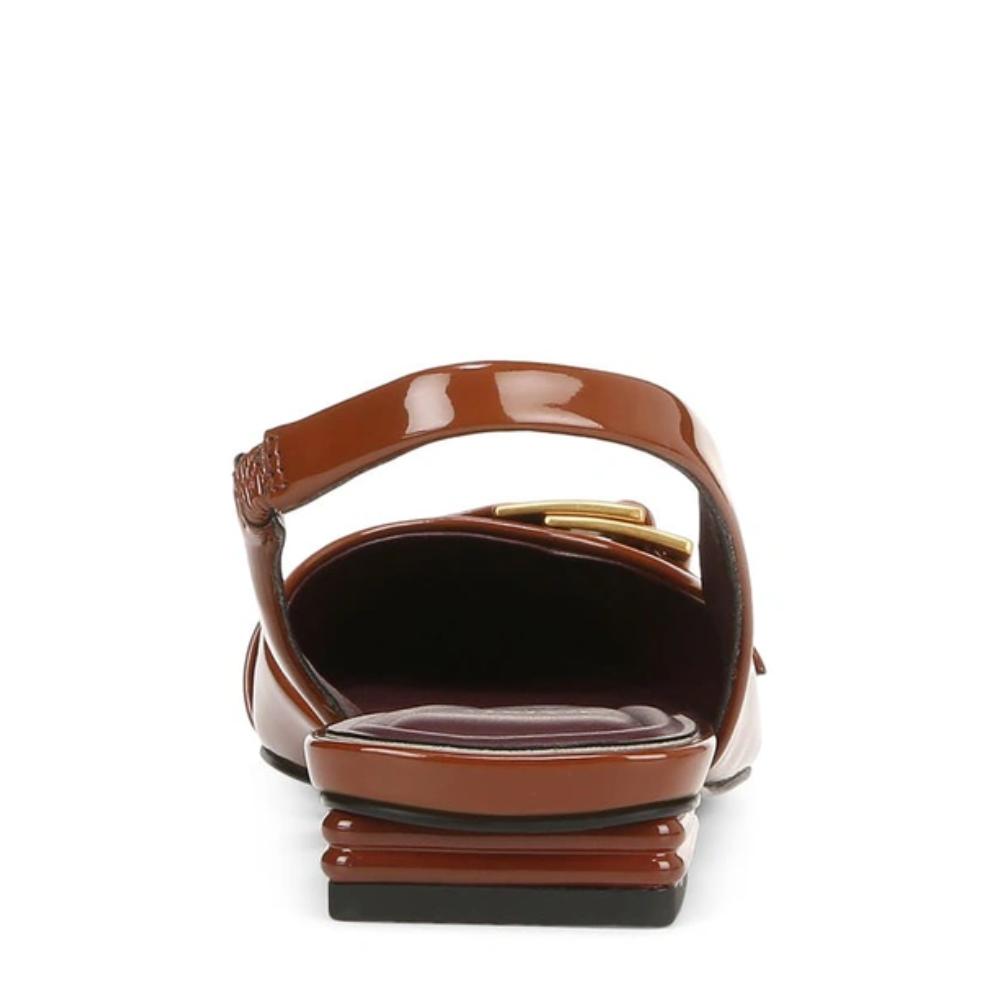 Tracy Sling Tobacco Synthetic Patent Franco Sarto Flats