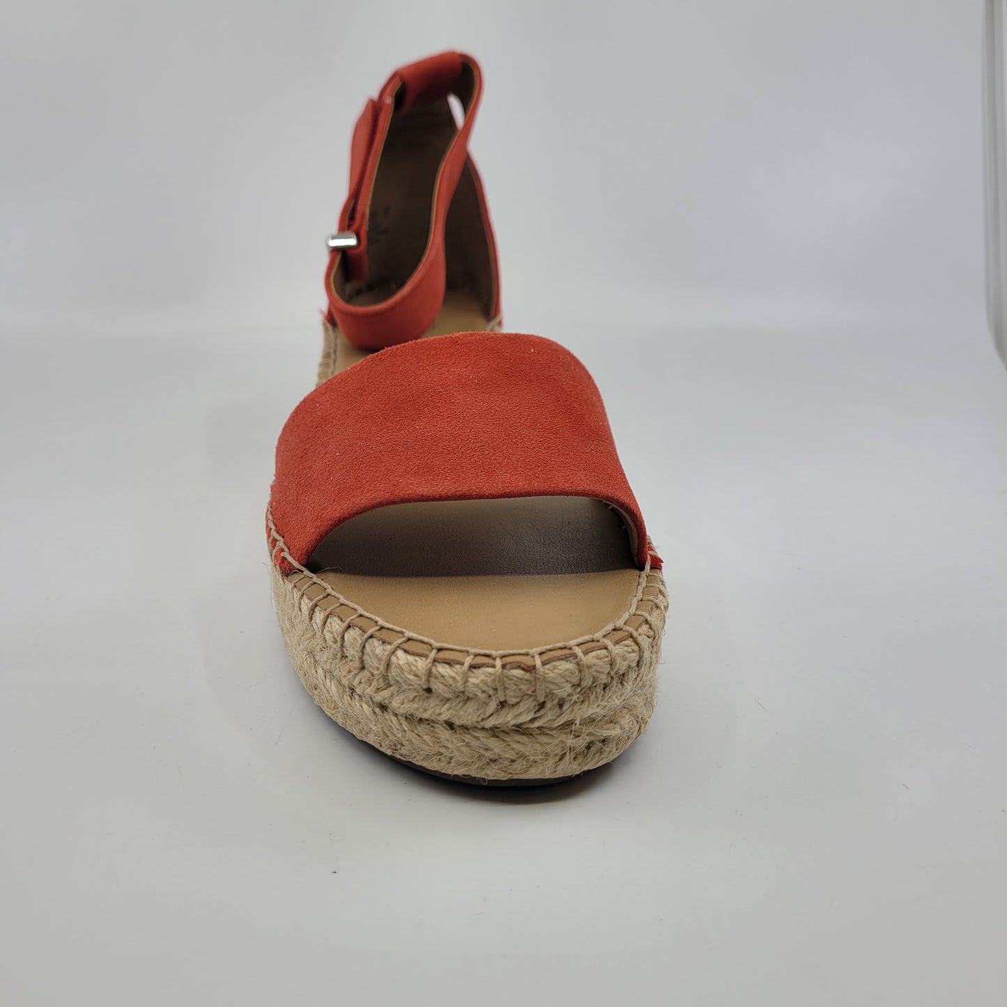 Pela Red Suede Franco Sarto Wedge Sandal
