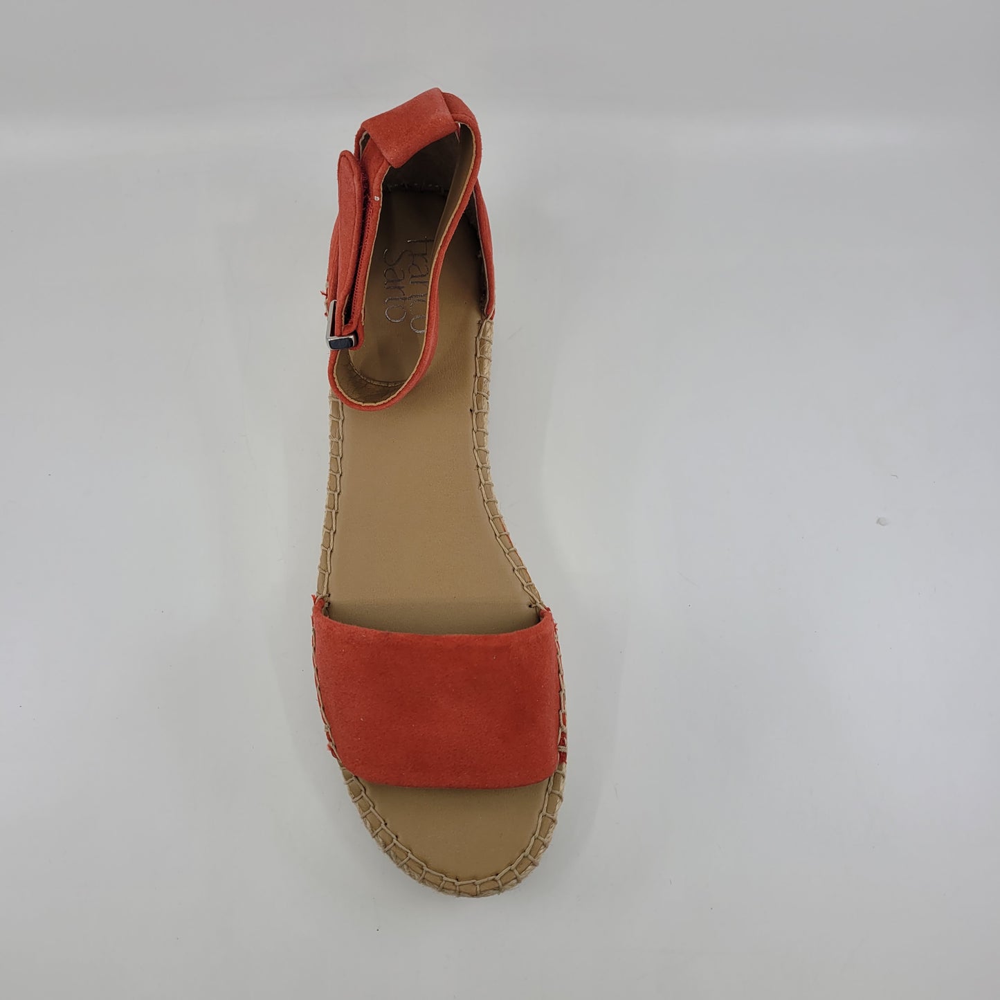 Pela Red Suede Franco Sarto Wedge Sandal