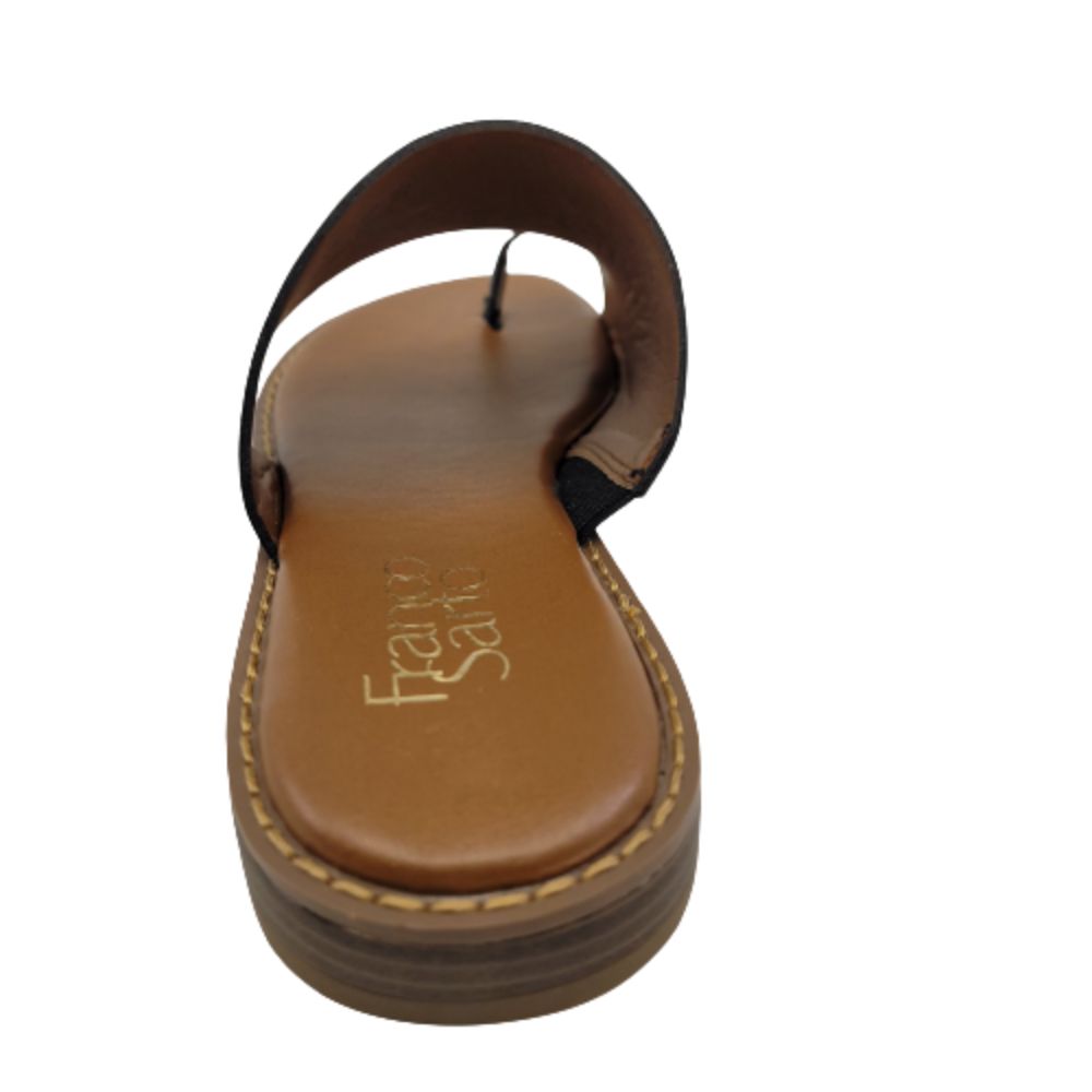 Gem Black Franco Sarto Flat Sandals