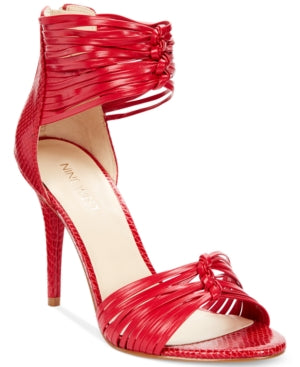 Dechico Red Synthetic Nine West Sandals