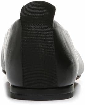 Vana Black Leather Franco Sarto Flats