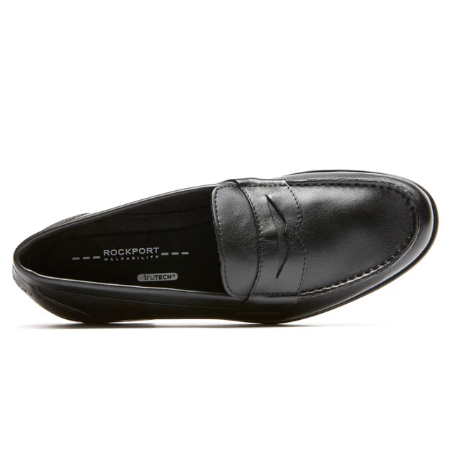 Rockport M76443 Classic Penny Loafer Black Leather