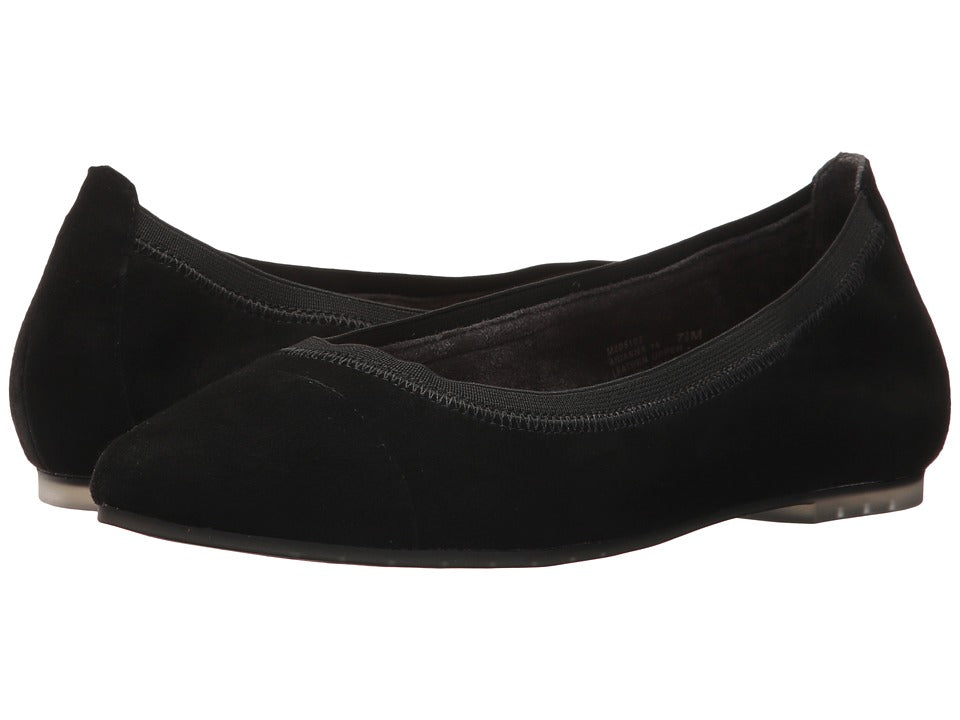 Arianna Black Suede Me Too Ballerina Flats