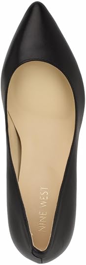 Issa8 Black Leather Nine West Pumps