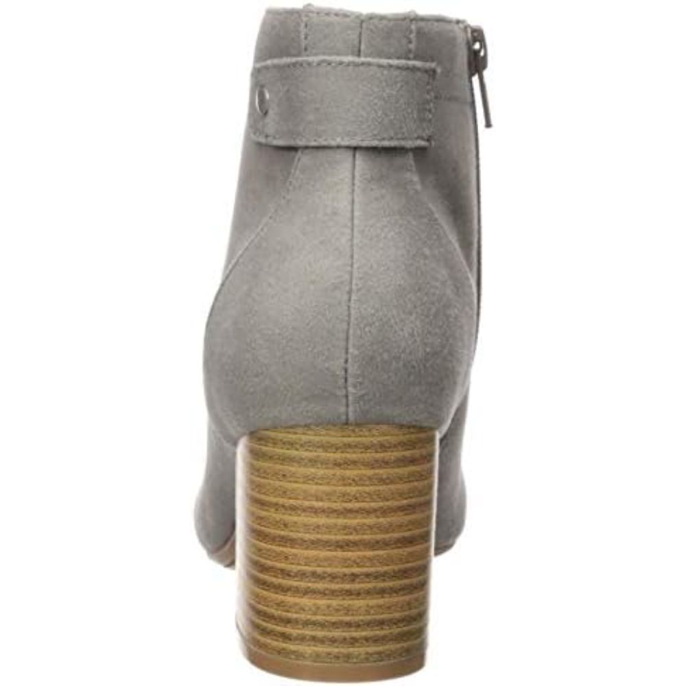 Patch-up Gray Fabric Aerosoles Ankle Boots