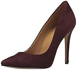 Frolic Dark Red Suede Nine West Pumps