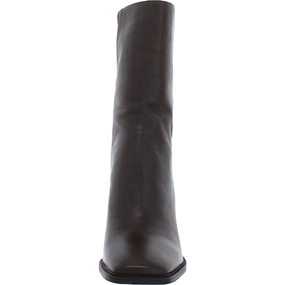 Stevenia Brown Leather and Suede Franco Sarto Mid Boots