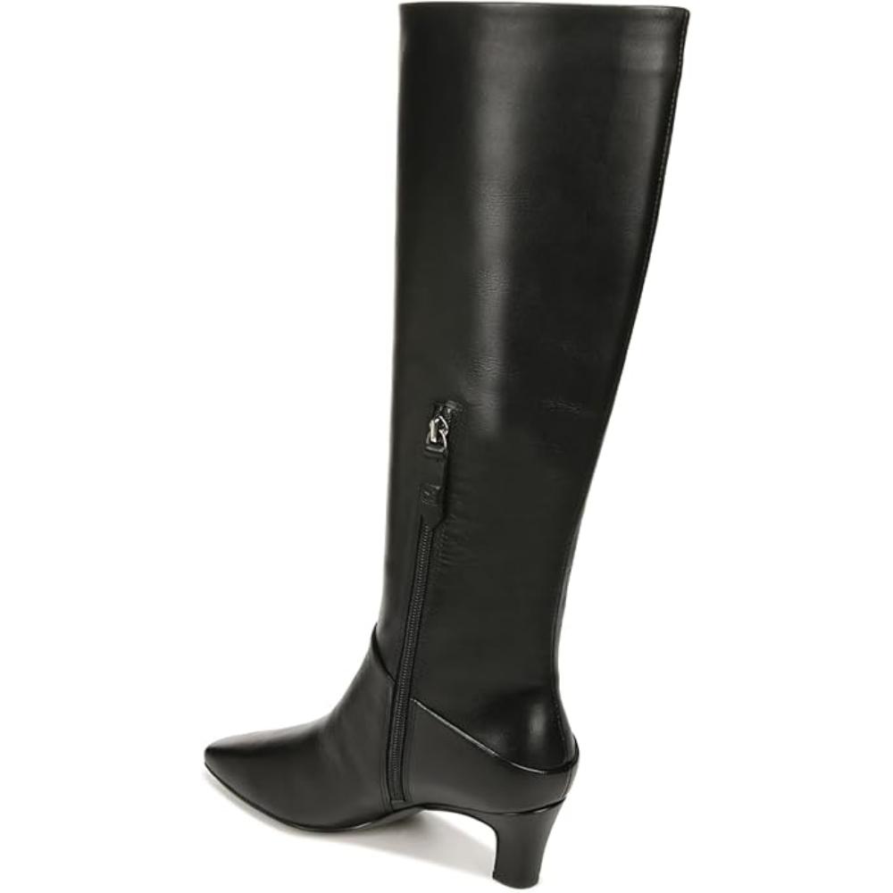 Andria Black Leather Franco Sarto Boots