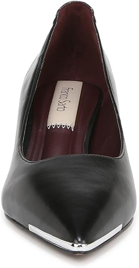 Kalsa Black Leather Franco Sarto Pumps
