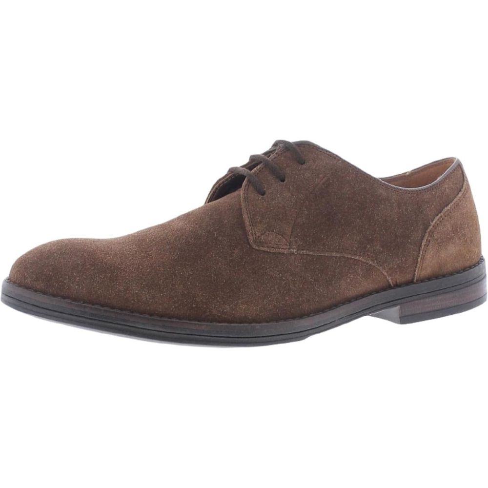 Clarks Men Citistride Lace Brown Suede Oxford
