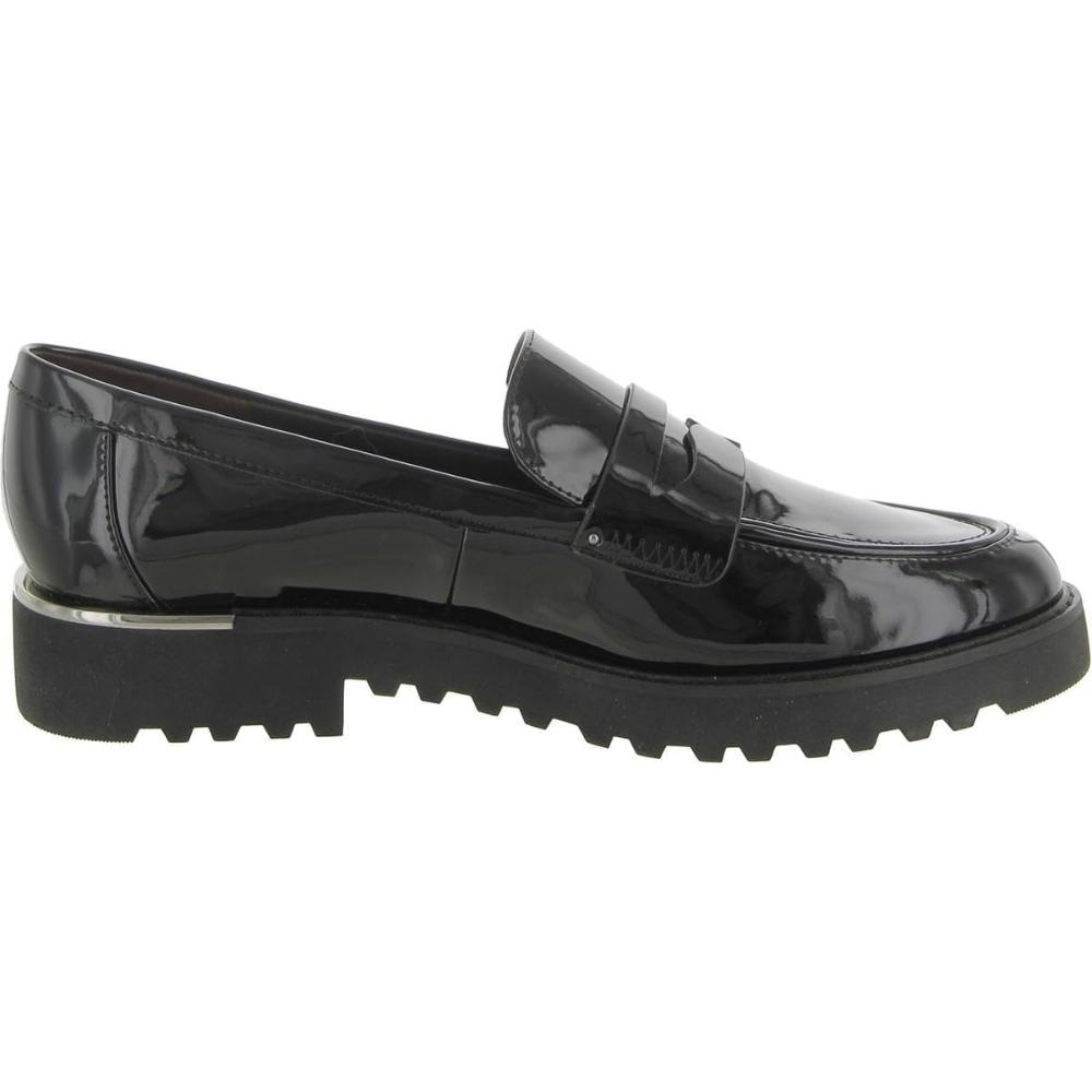 Camrynn Black Patent Franco Sarto Loafers