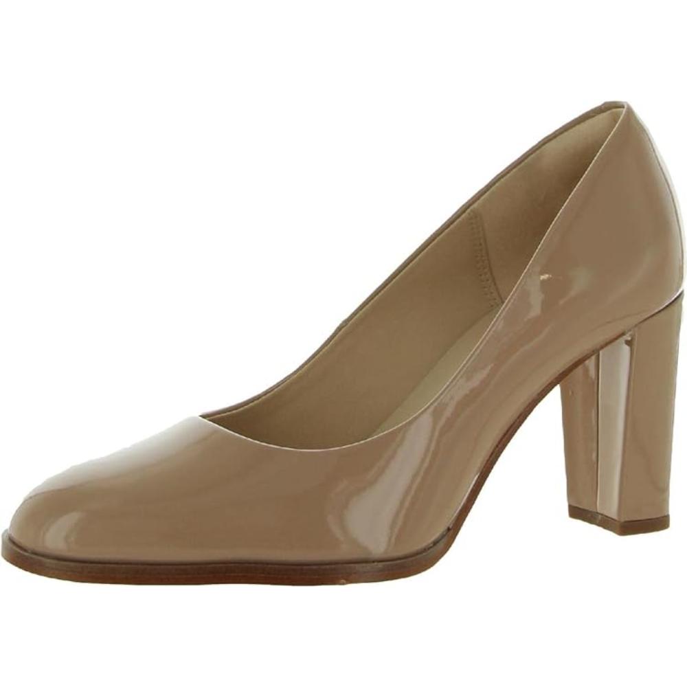 Clarks Kaylin Cara 2 Praline Nude Patent Leather Pumps