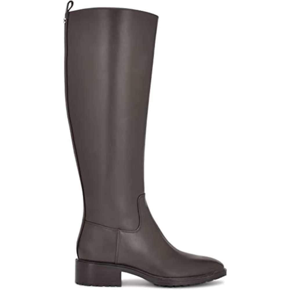 Barole 3 Dark Brown Leather Nine West Boots