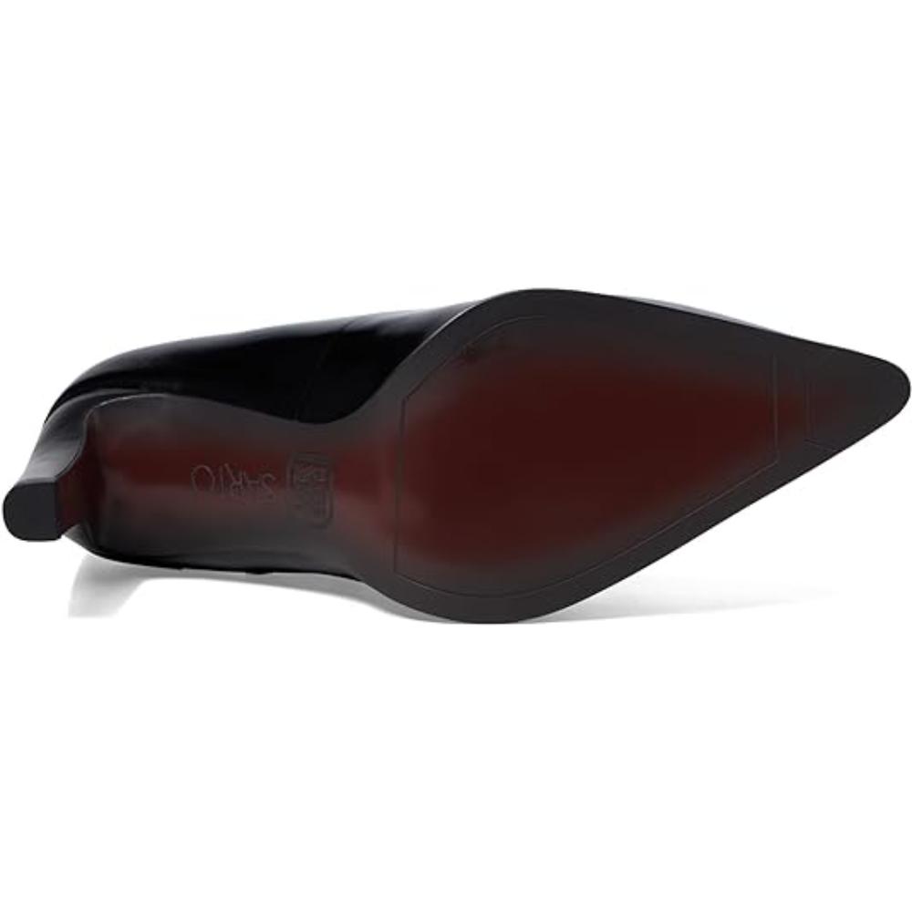 Athena Black Glossy Leathr Franco Sarto Pumps