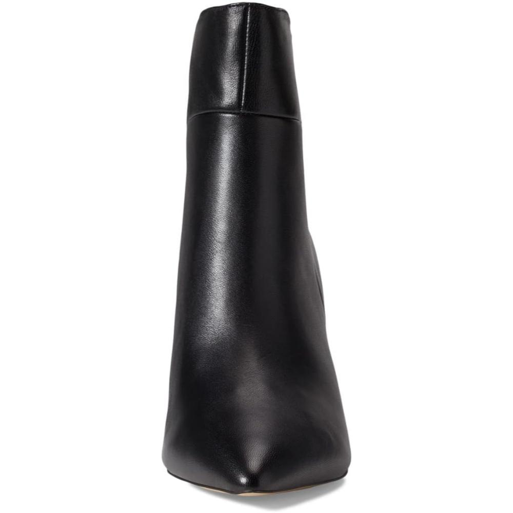 Venture Black Leather Franco Sarto Ankle Boots