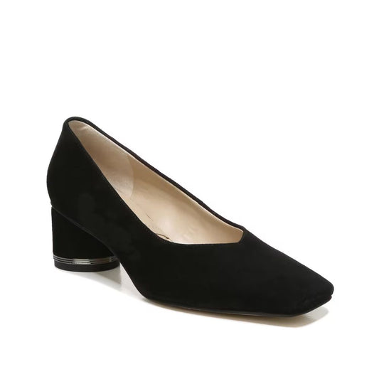 Pisa Black Suede Franco Sarto Pumps