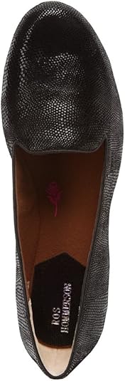 Omara Black Lizard Ros Hommerson Flats