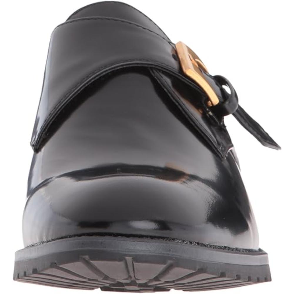 Anne Klein Women's Bara Patent Monk Strap Flat