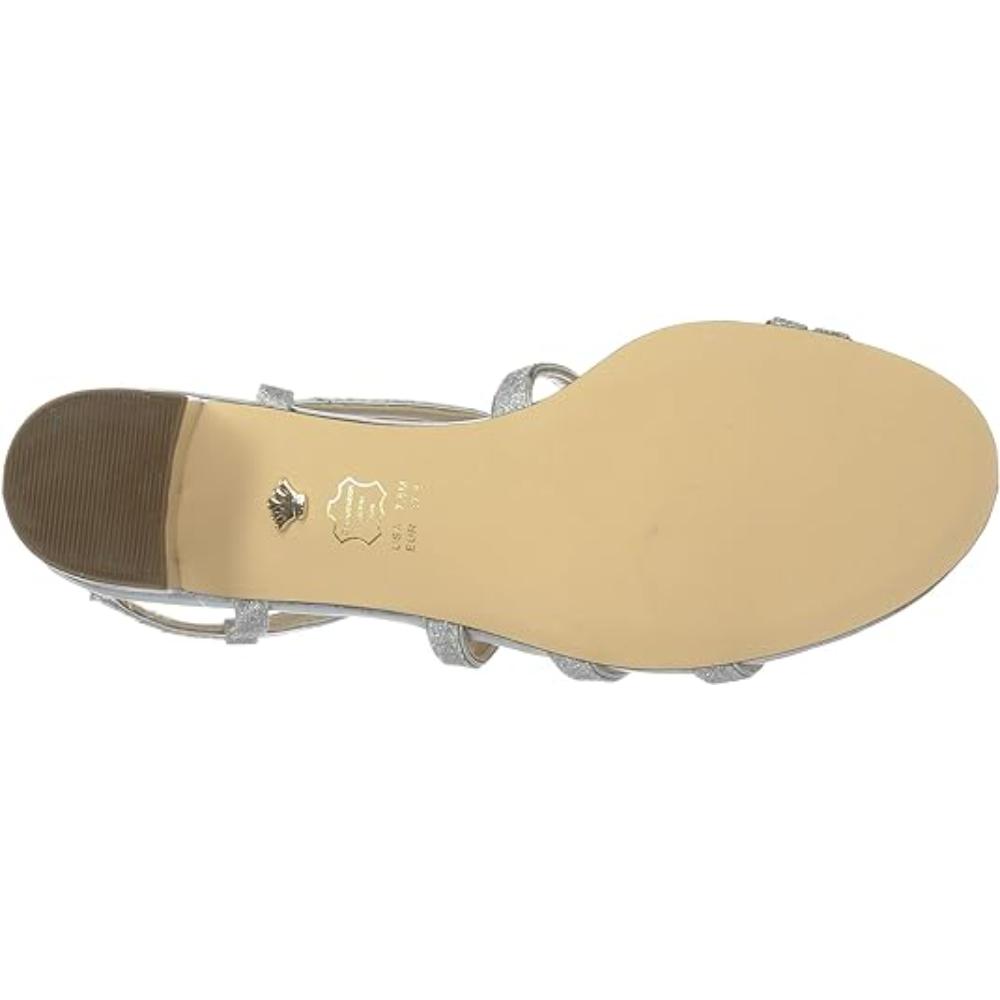 Gaelen Silver Glitter Nina Sandals