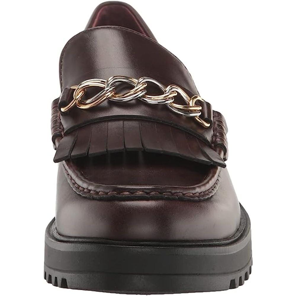 Franco Sarto Women's L-limitmoc Ebony Slip-ons Loafer