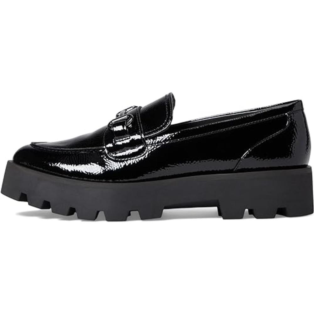 Bergamot Black Patent Franco Sarto Loafers