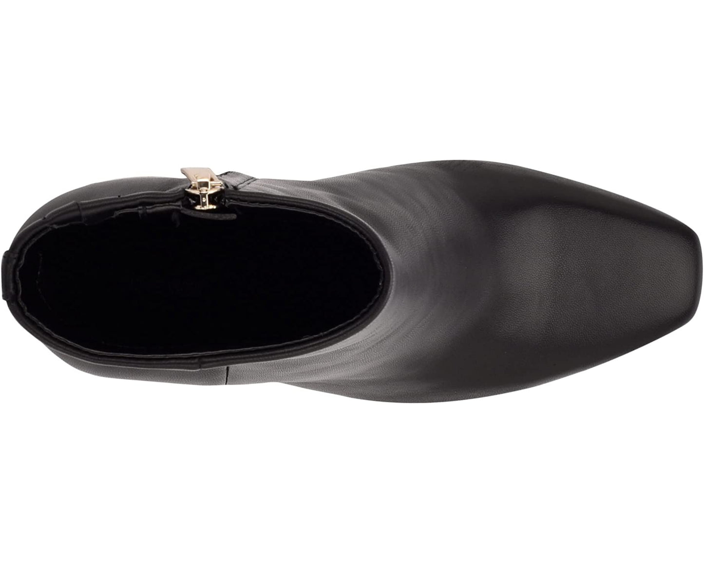 Adea Black Leather Nine West Ankle Boots