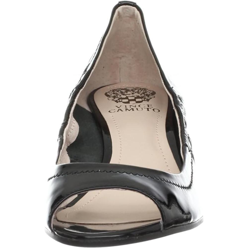 Vince Camuto Women's Ryssa Black Patent Leather Pump