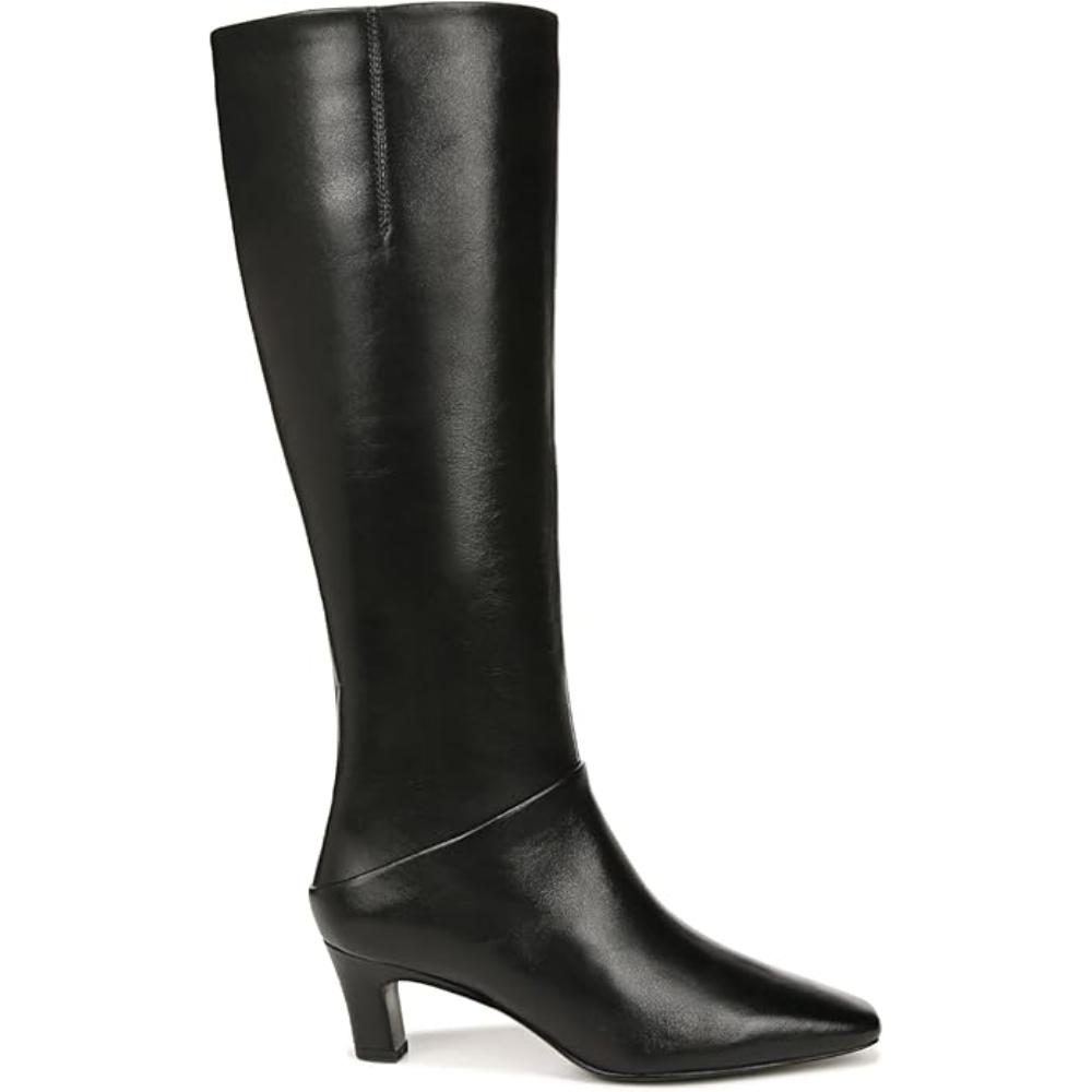 Andria Black Leather Franco Sarto Boots