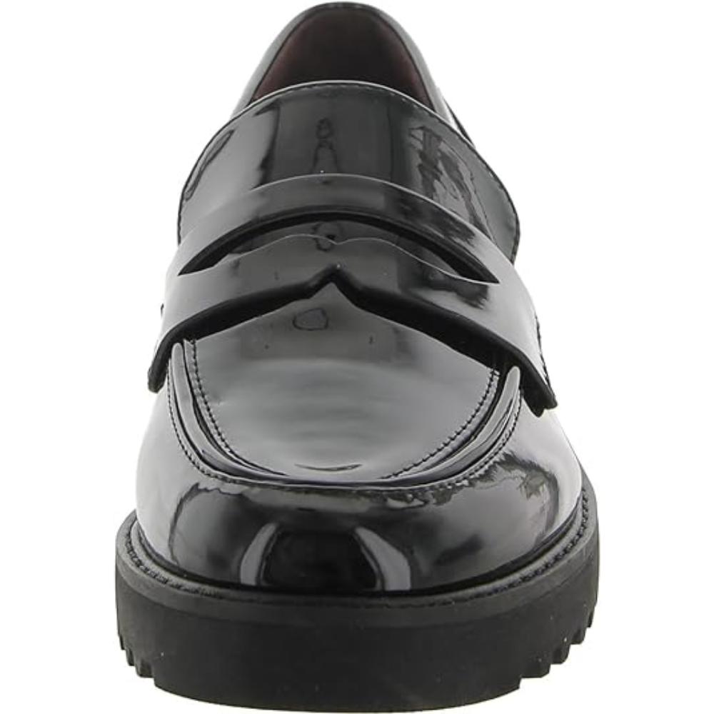 Camrynn Black Patent Franco Sarto Loafers