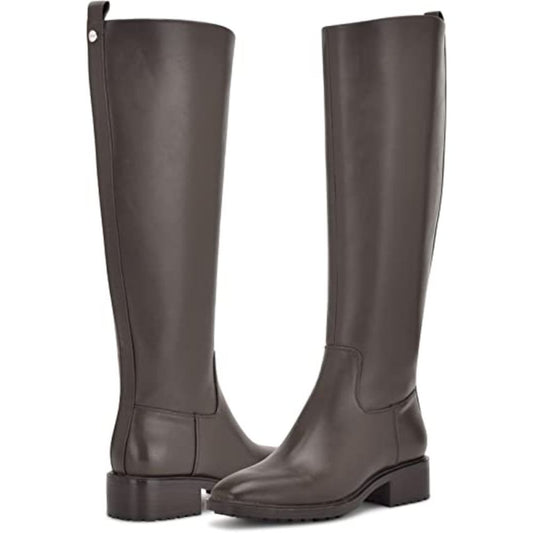Barole 3 Dark Brown Leather Nine West Boots