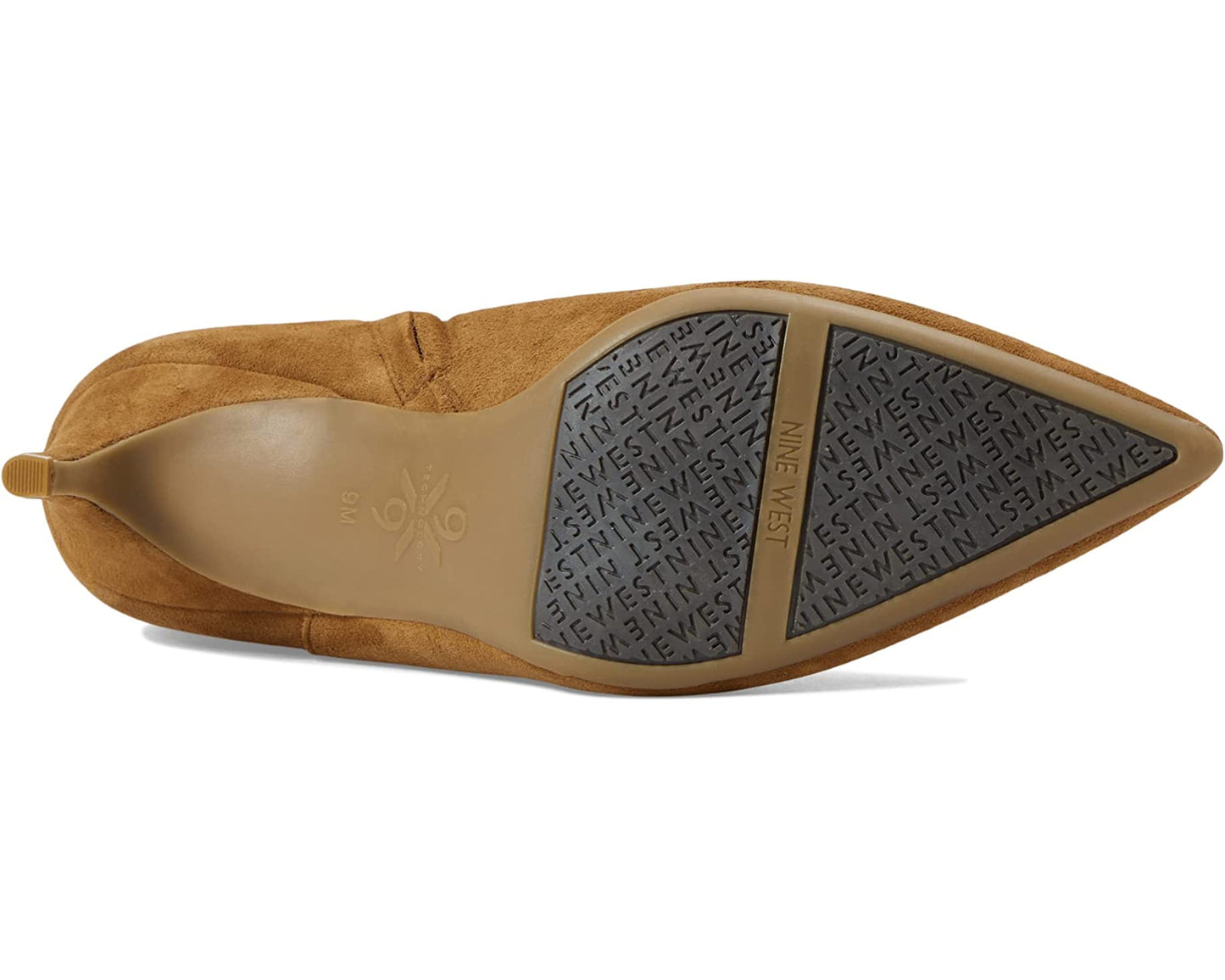 Dian 9x9 Medium Natural Suede Nine West Ankle Boots