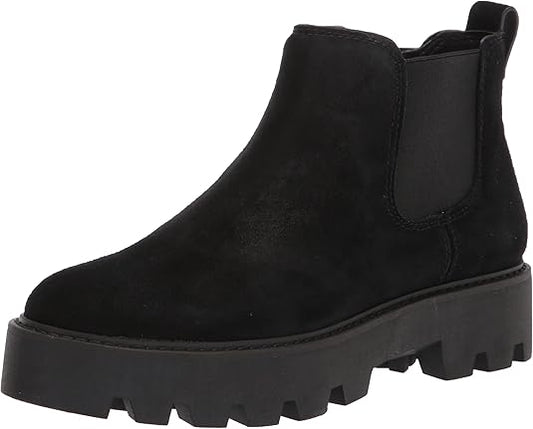 Balinbooty Black Suede Franco Sarto Ankle Boots