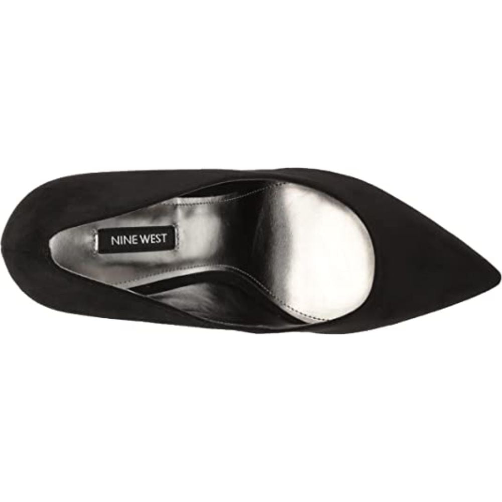 Trendz Black Suede Sparkle Nine West Pumps