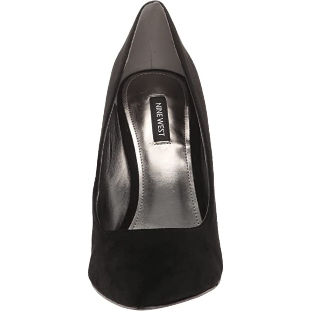 Trendz Black Suede Sparkle Nine West Pumps