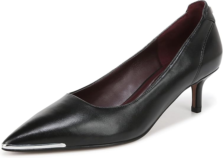 Kalsa Black Leather Franco Sarto Pumps