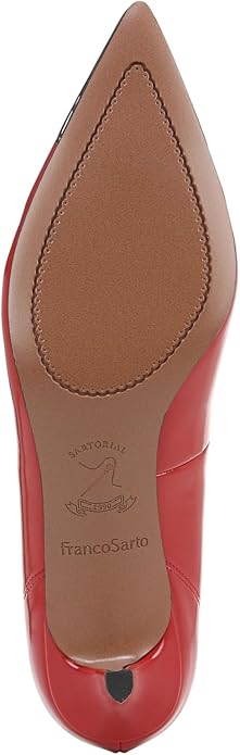 Kalsa Red Synthetic Franco Sarto Pumps