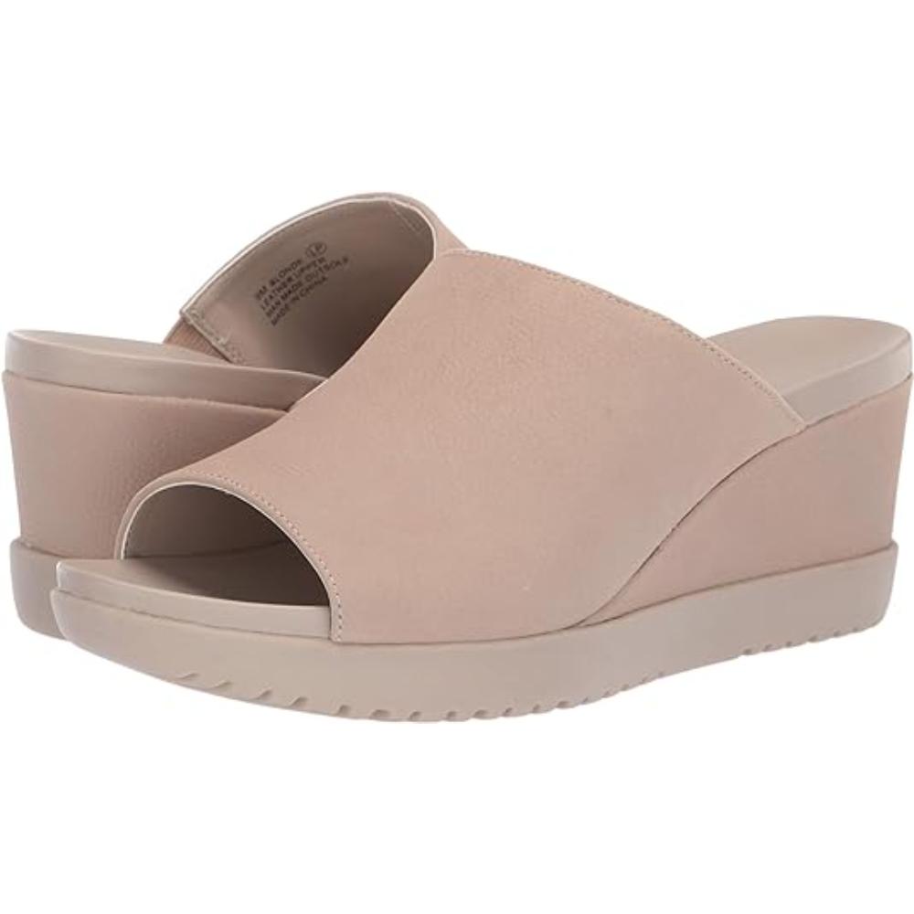 Aerosoles Blonde Wedge Sandal Bone Nubuck