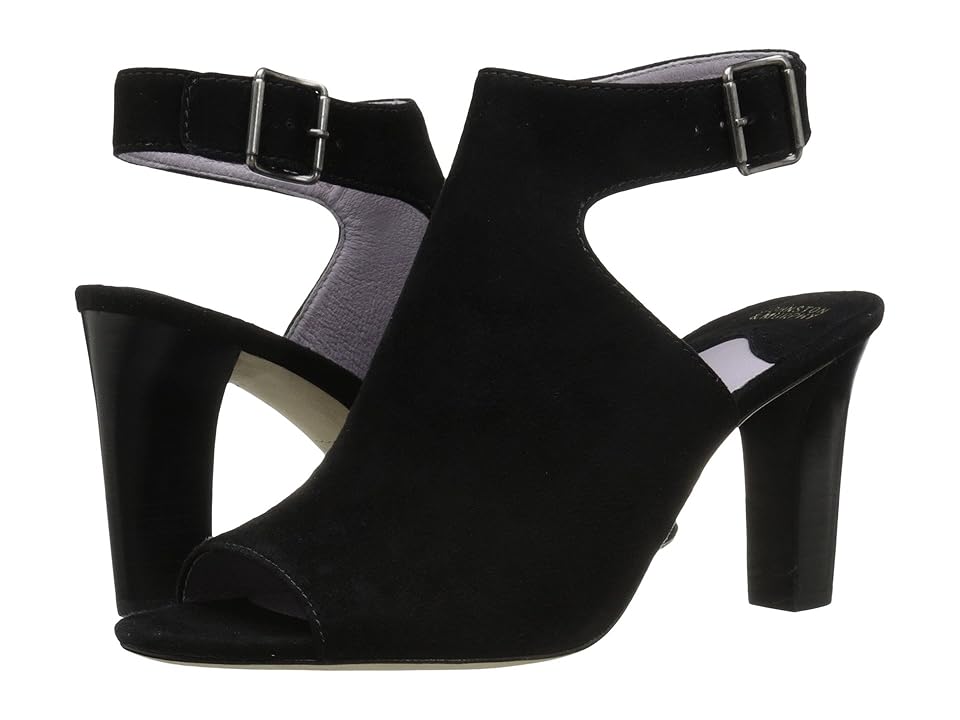 Brianna Black Suede Johnston and Murphy Sandals
