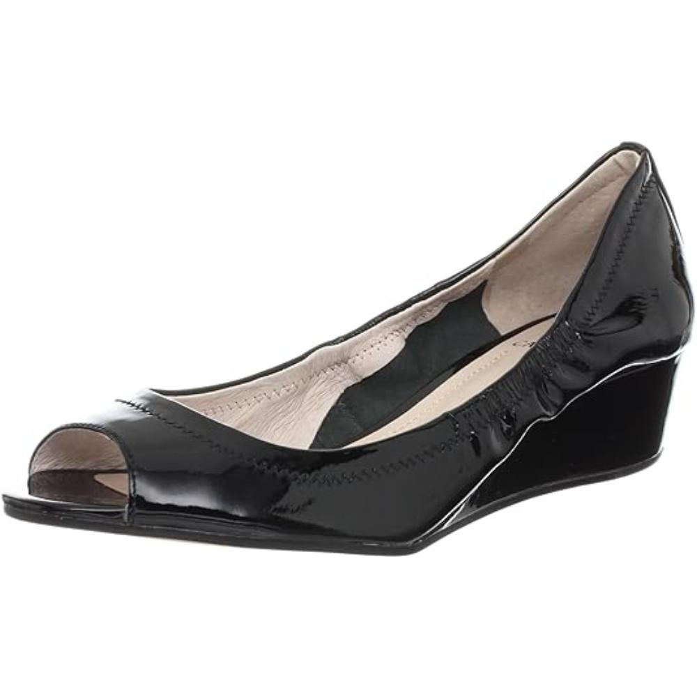 Vince Camuto Women's Ryssa Black Patent Leather Pump